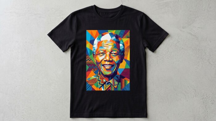 T-shirt Mandela Géométrique – Image 3