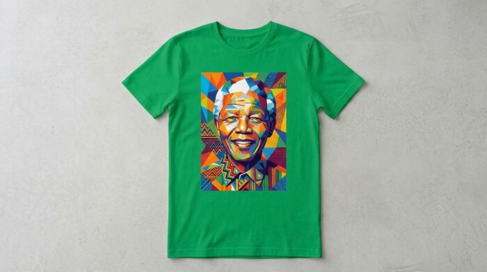 T-shirt Mandela Géométrique – Image 2