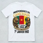 T-shirt Indépendance Cameroun