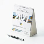 Calendrier chevalet intégral (15x18 cm) personnalisé - Logo intégré Voyage – Image 3