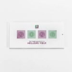 Carte de vœux personnalisée étui bleu à hublots – Image 4