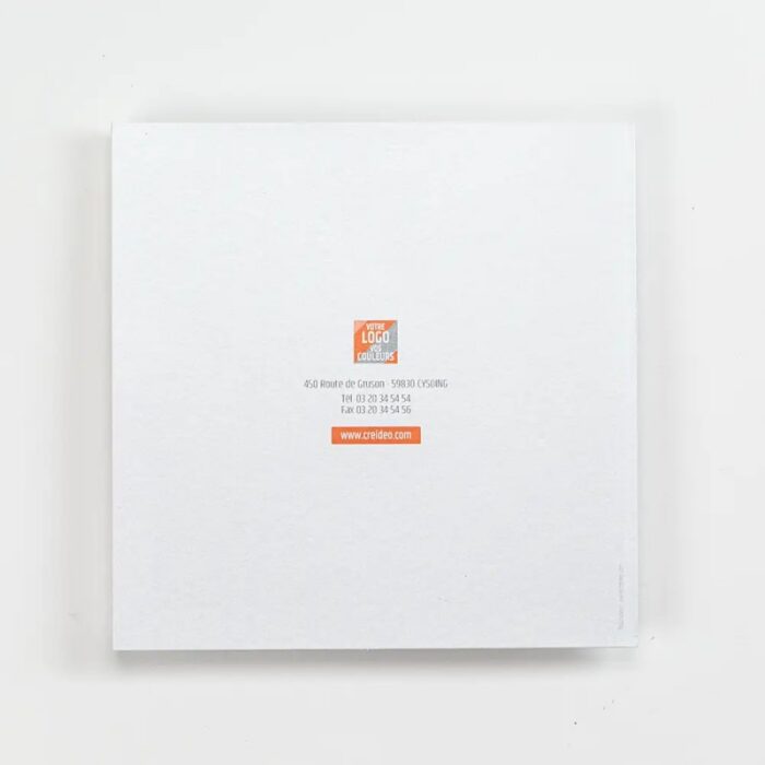 Carte de vœux carrée personnalisée découpe - Archi – Image 3