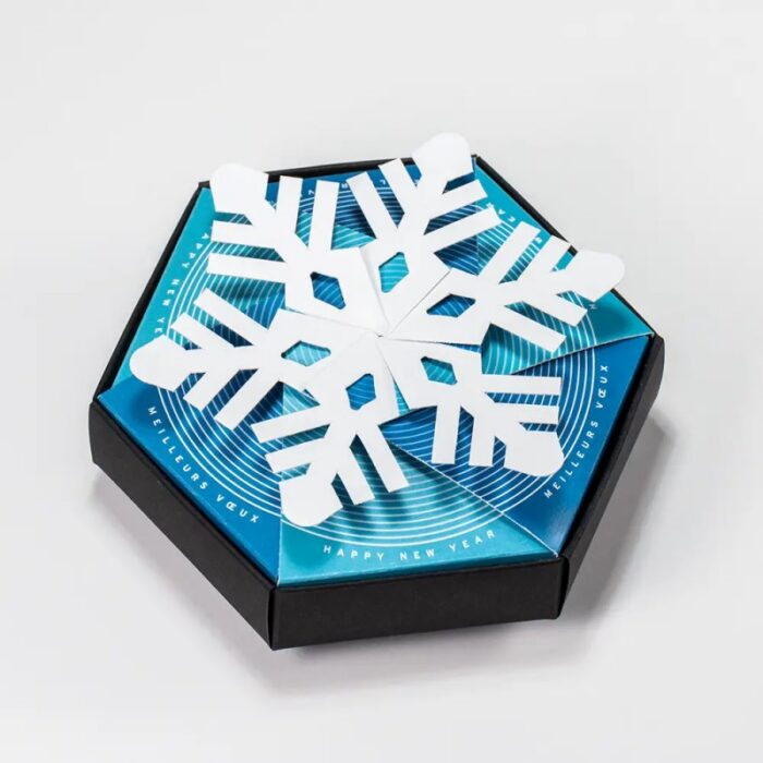 Coffret personnalisé avec calendrier et papillotes de chocolat - Calcao Noël – Image 2
